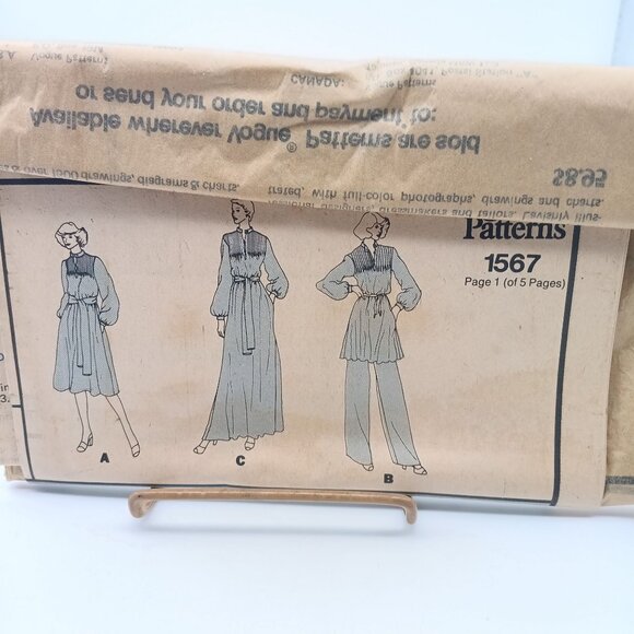 UNCUT Vintage Sewing PATTERN Vogue 1567, Ladies Paris Original 1978 Christian Di - Picture 2 of 2